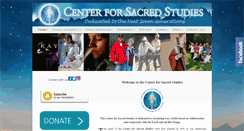 Desktop Screenshot of centerforsacredstudies.org